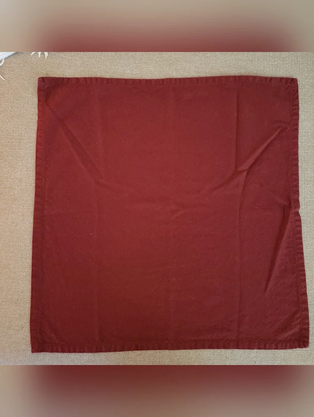 Red/maroon Cloth Napkins